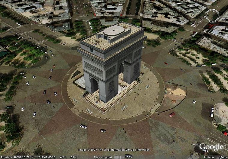 Arc de Triomphe 3D textur