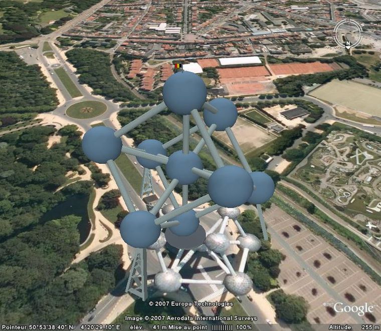 Atomium 3D textur