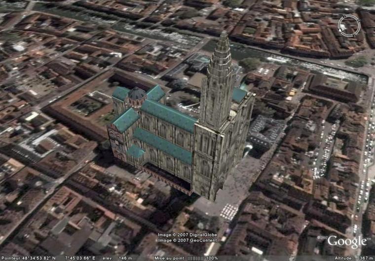 Cathdrale de Strasbourg 3D textur