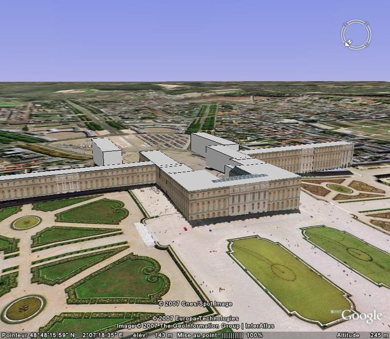 Chateau de Versailles 3D textur