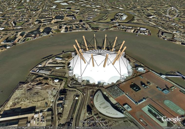 Millennium Dome 3D textur