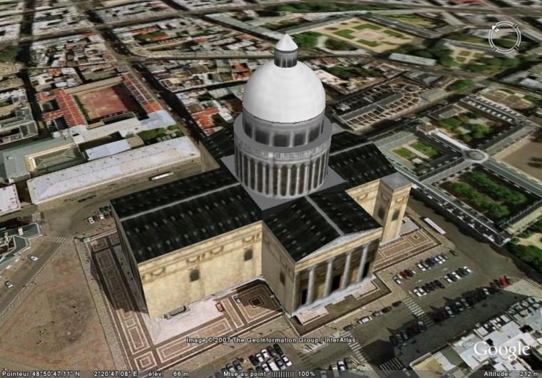 Pantheon de Paris 3D textur