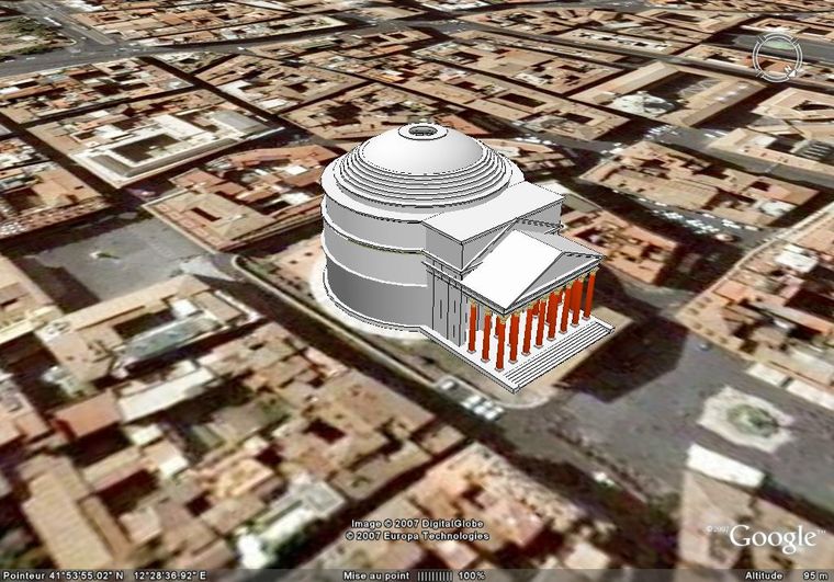 Panthon de Rome 3D textur