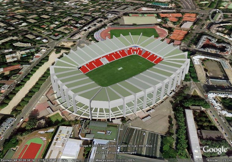 Parc des Princes 3D textur