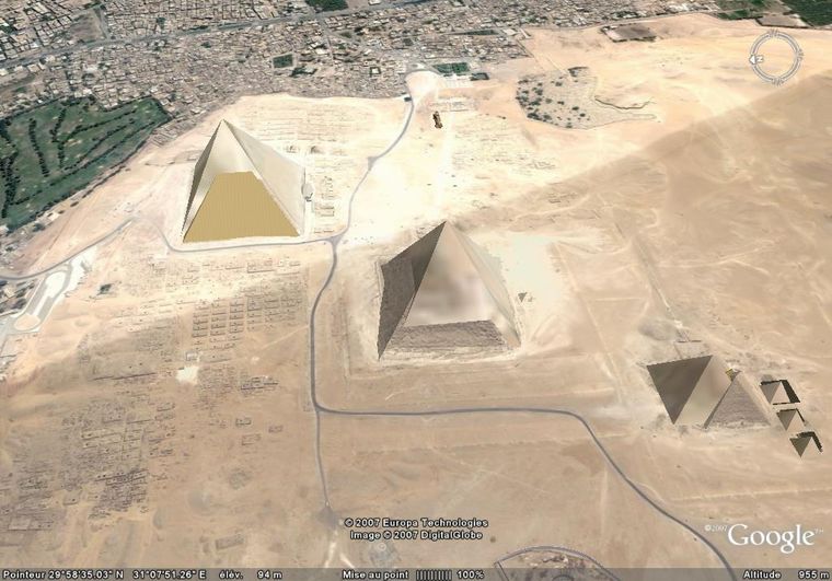 Pyramides de Gizeh 3D textur