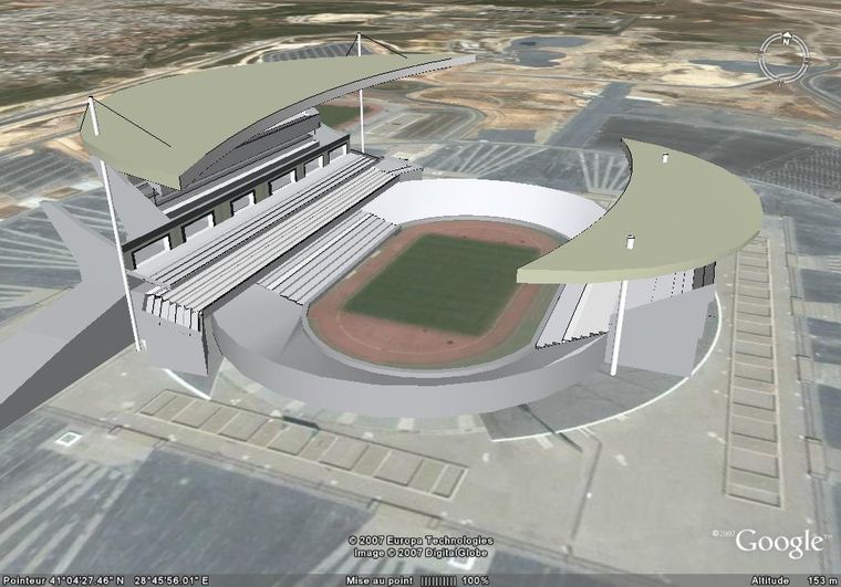 Stade Olympique Atatrk 3D textur