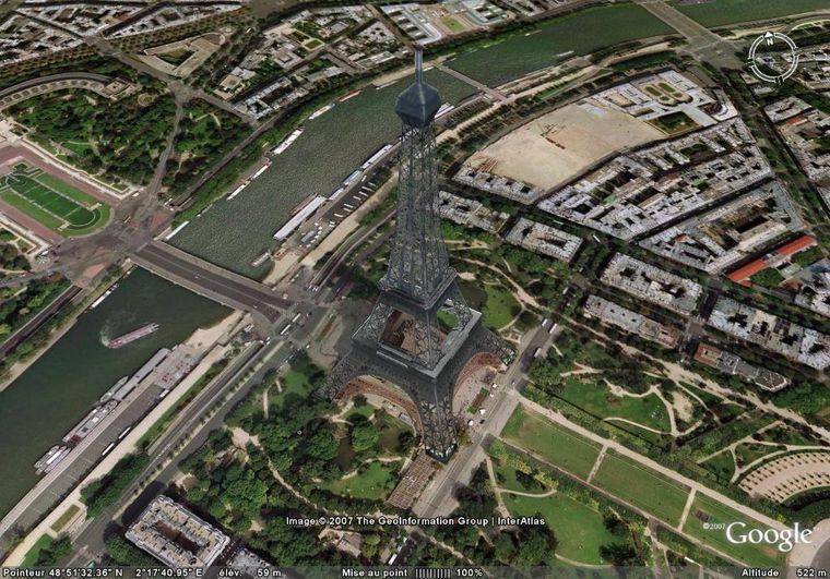 Tour Eiffel 3D textur