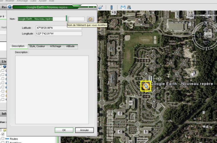 crer fichier .kmz google earth