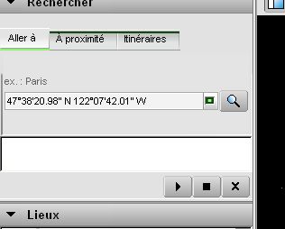 utiliser coordonnes gps google earth
